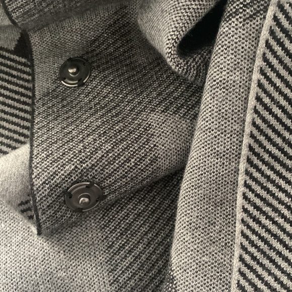 NWT Today's Designer Plaid Shacket Coatigan Coat Jacket With Hood Sz Med NWT - Picture 9 of 9